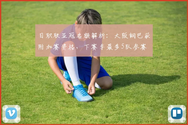 日职联亚冠名额解析:大阪钢巴获附加赛资格,下赛季最多5队参赛